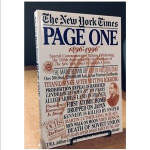 The New York Times oversized coffee table book